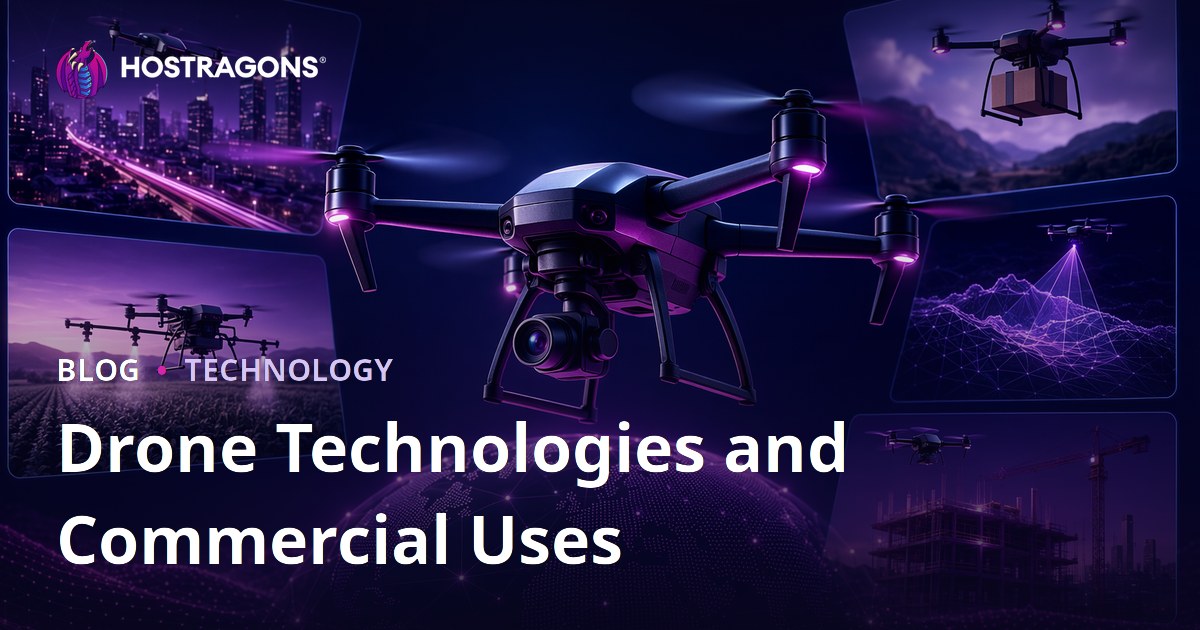 Drone Technologies and Commercial Uses
