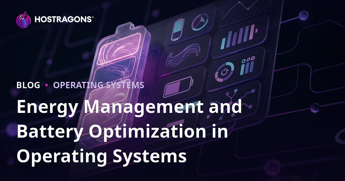 Energy Management and Battery Optimization in Operating Systems
