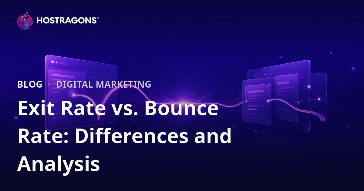 Exit Rate vs. Bounce Rate: Differences and Analysis