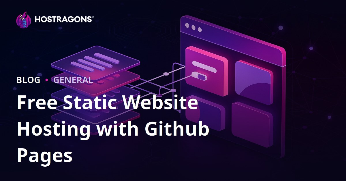 Free Static Website Hosting with Github Pages