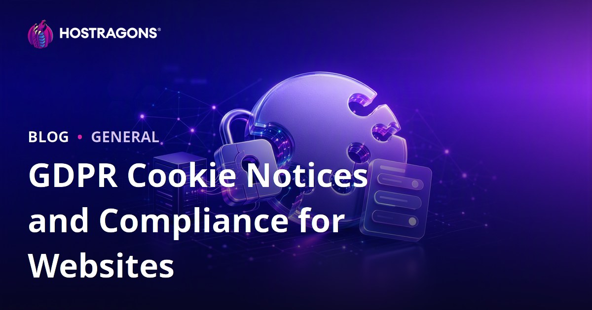 GDPR Cookie Notices and Compliance for Websites