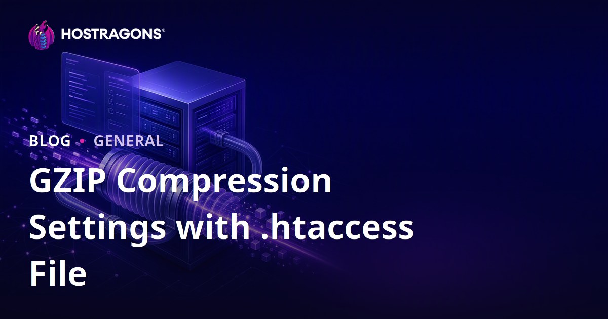 GZIP Compression Settings with .htaccess File