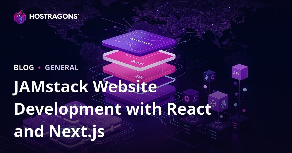JAMstack Website Development with React and Next.js
