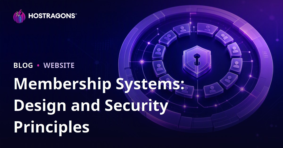 Membership Systems: Design and Security Principles