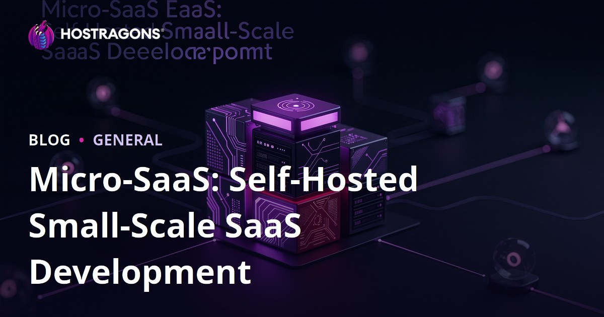 Micro-SaaS: Self-Hosted Small-Scale SaaS Development