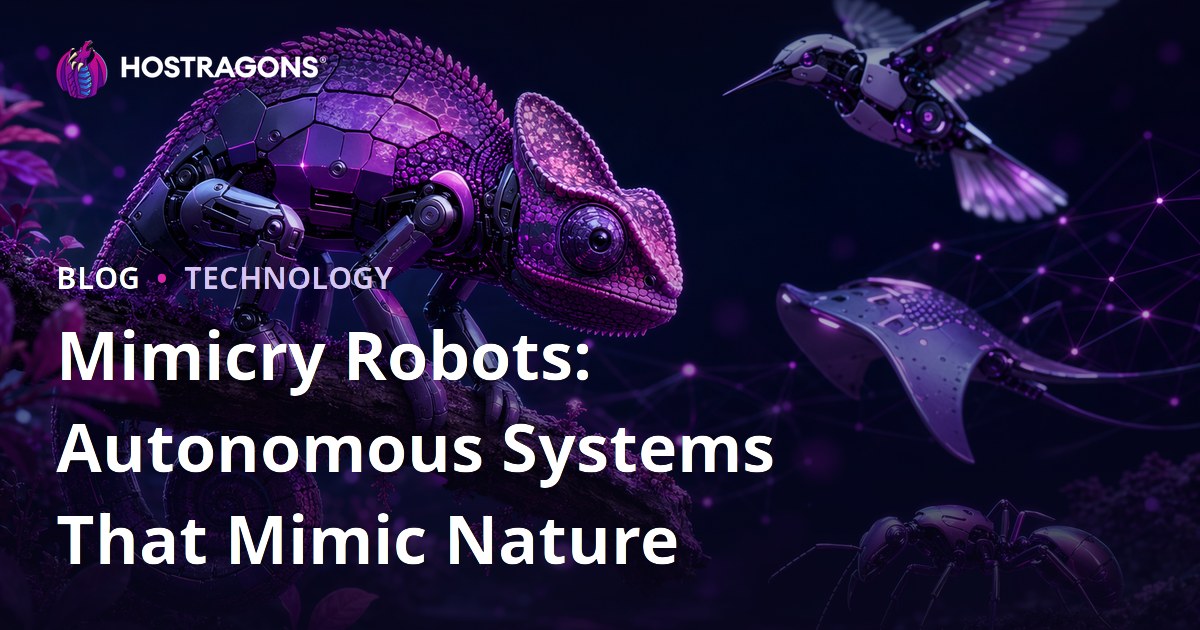 Mimicry Robots: Autonomous Systems That Mimic Nature