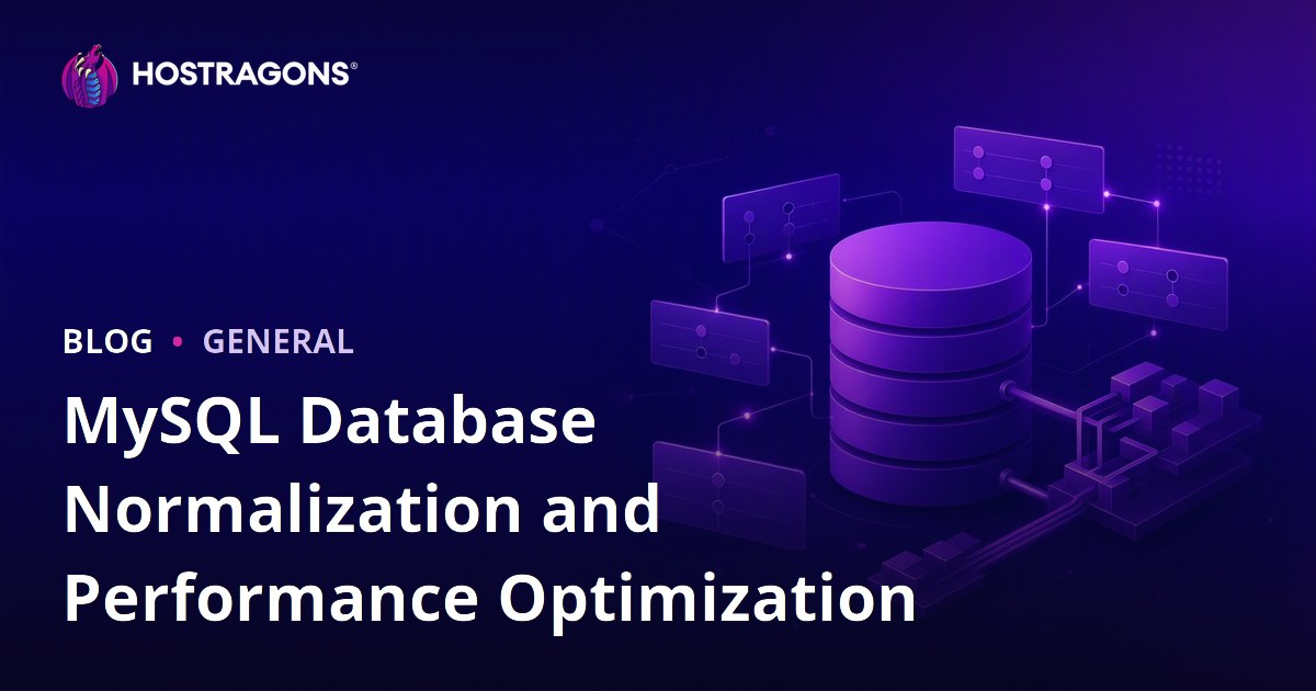 MySQL Database Normalization and Performance Optimization