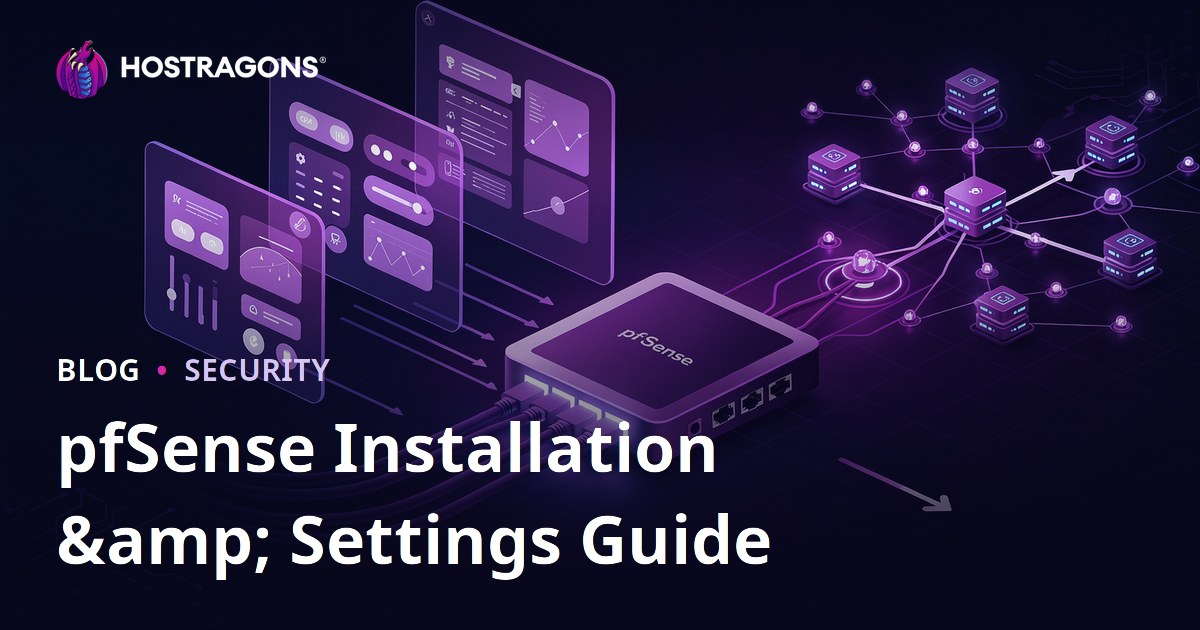 pfSense Installation & Settings Guide