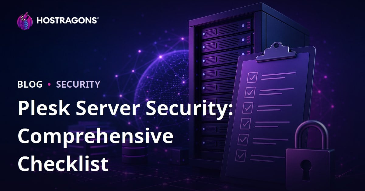 Plesk Server Security: Comprehensive Checklist