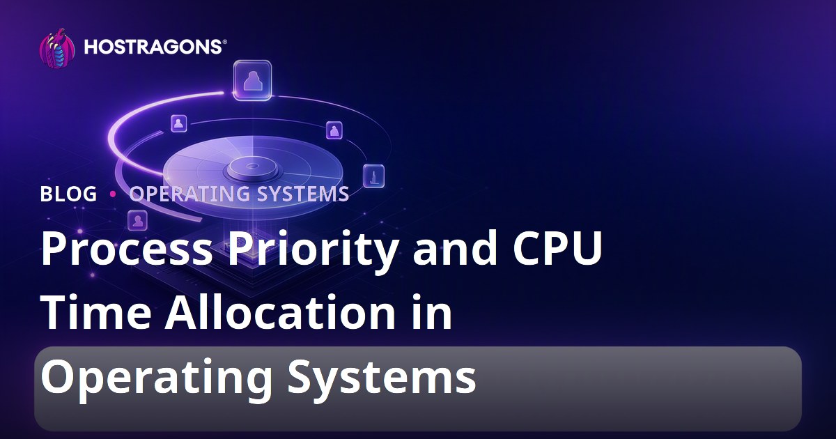 Process Priority and CPU Time Allocation in Operating Systems