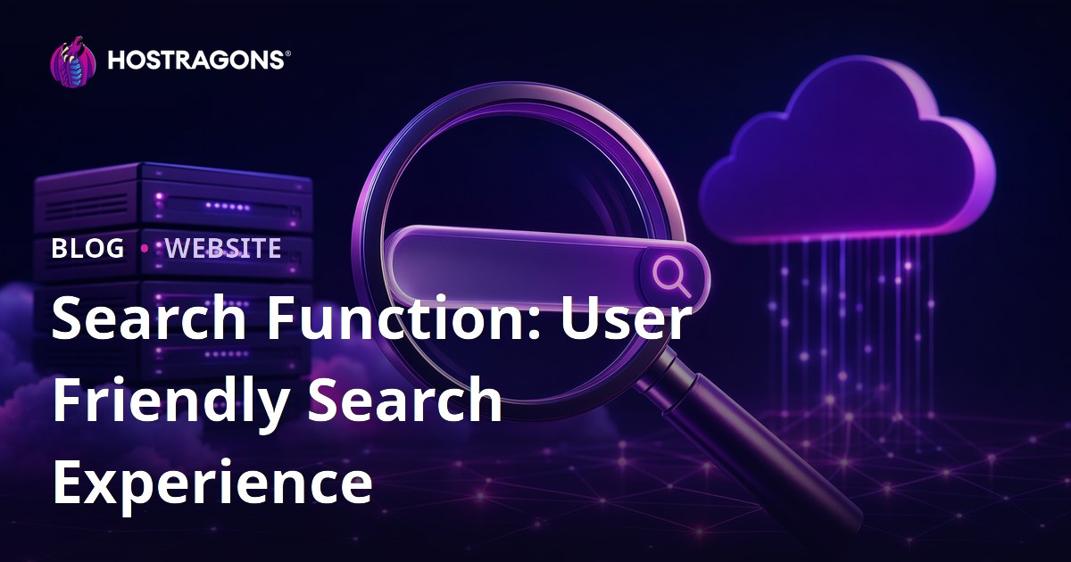 Search Function: User Friendly Search Experience