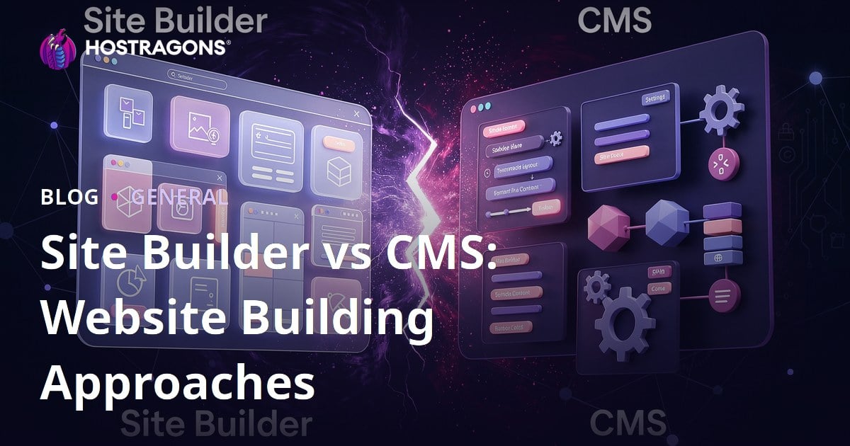 Site Builder vs CMS: Website Building Approaches
