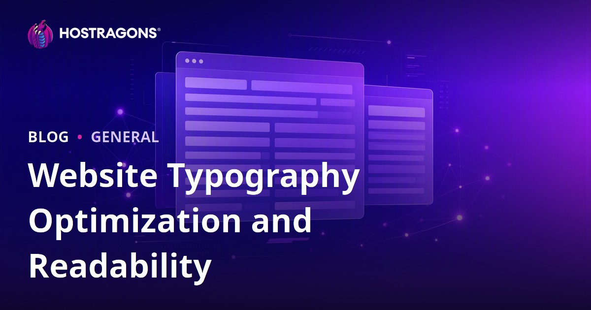 Website Typography Optimization and Readability