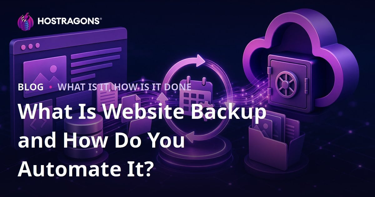 What Is Website Backup and How Do You Automate It?