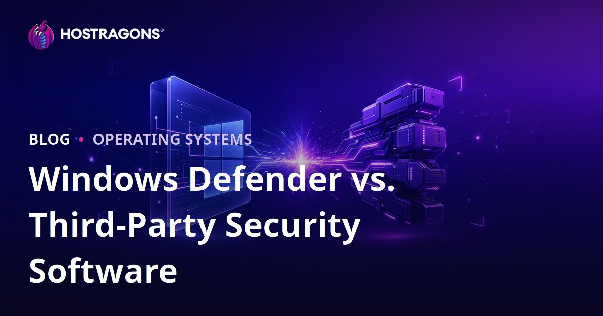 Windows Defender vs. Third-Party Security Software