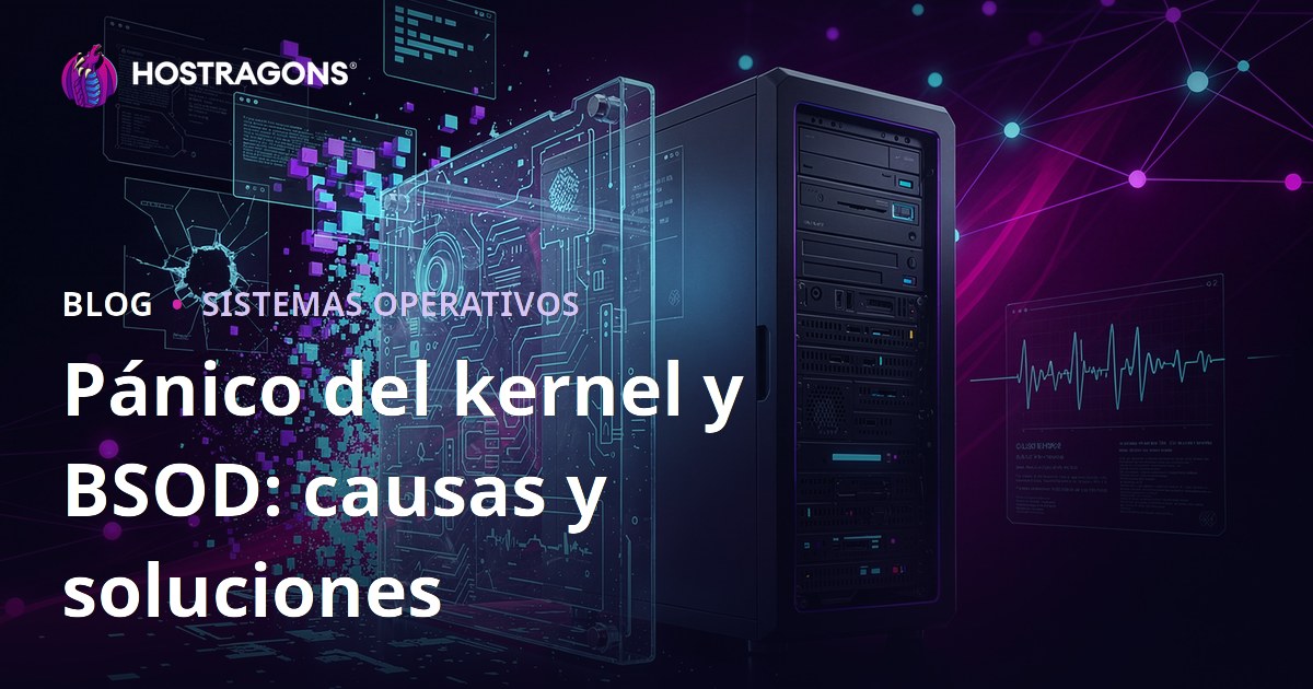 Pánico del kernel y BSOD: causas y soluciones