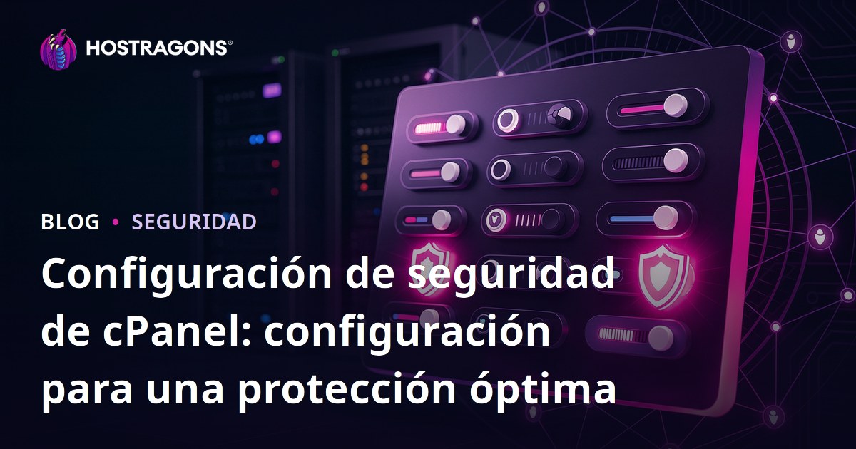 Configuración de seguridad de cPanel: configuración para una protección óptima