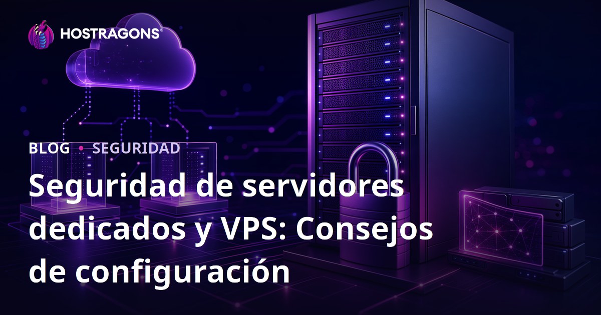 Seguridad de servidores dedicados y VPS: Consejos de configuración