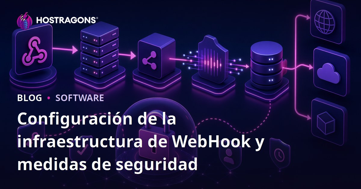 Configuración de la infraestructura de WebHook y medidas de seguridad
