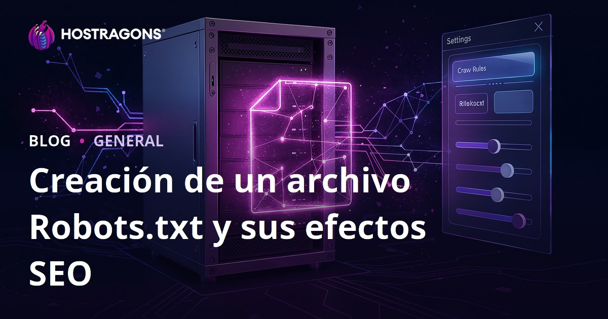 Creación de un archivo Robots.txt y sus efectos SEO