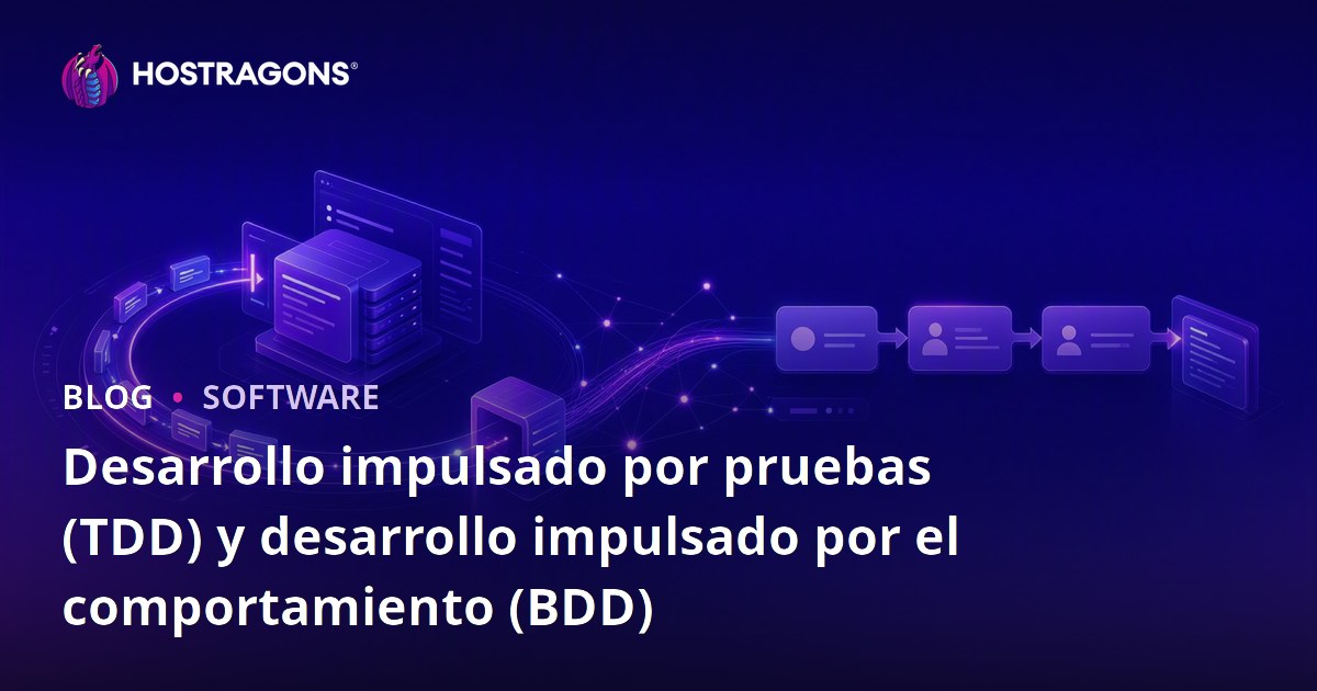 Desarrollo impulsado por pruebas (TDD) y desarrollo impulsado por el comportamiento (BDD)