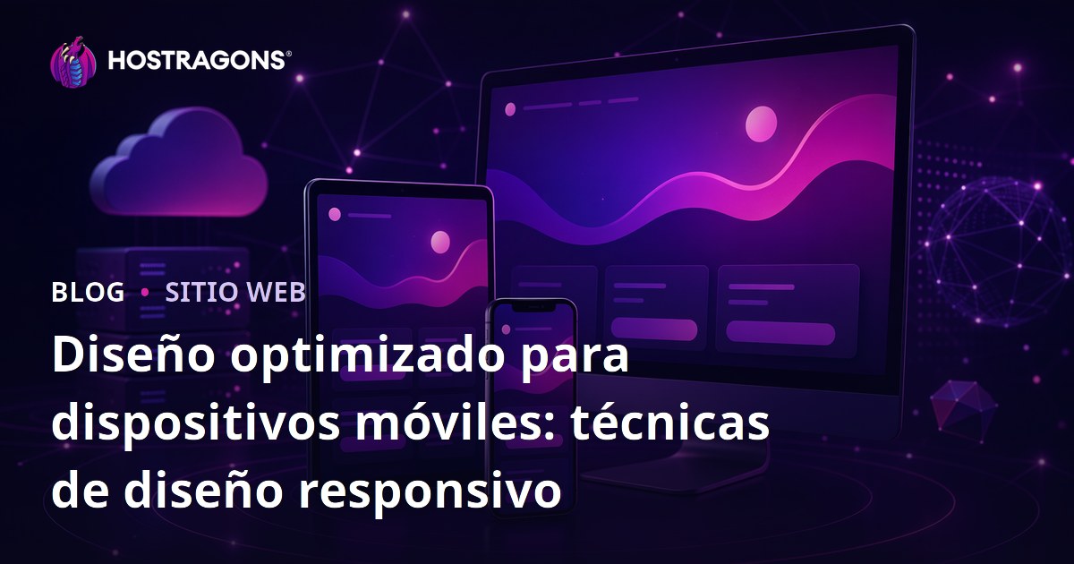 Diseño optimizado para dispositivos móviles: técnicas de diseño responsivo