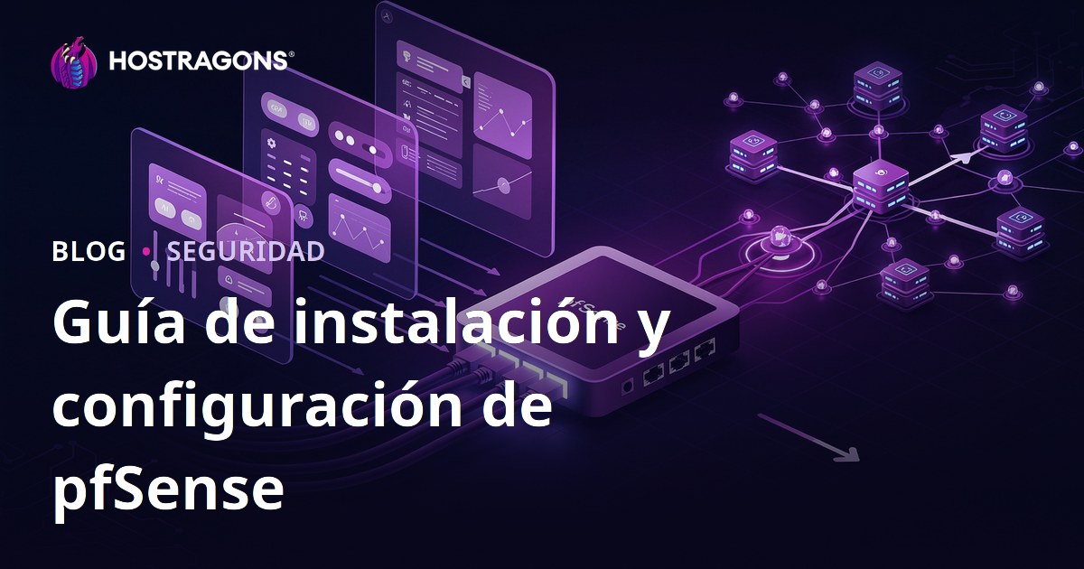 Guía de instalación y configuración de pfSense