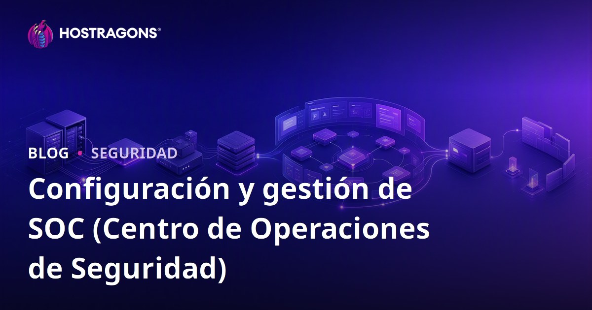 Configuración y gestión de SOC (Centro de Operaciones de Seguridad)