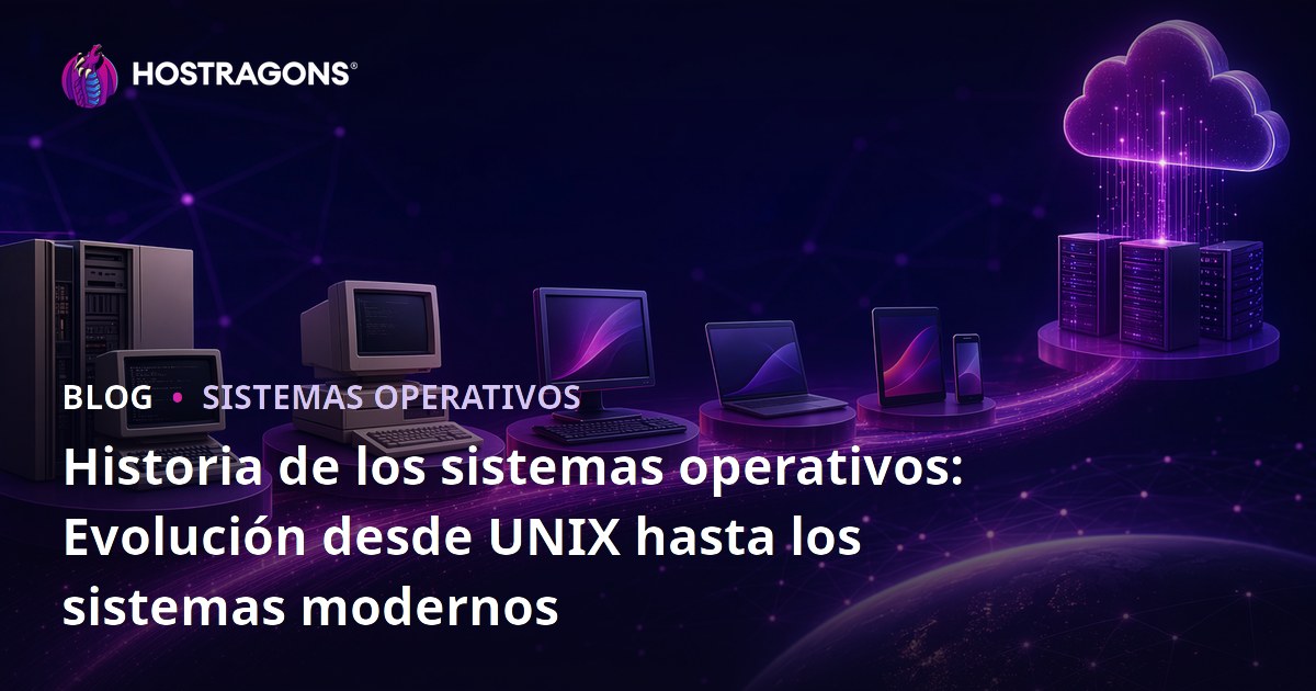 Historia de los sistemas operativos: Evolución desde UNIX hasta los sistemas modernos