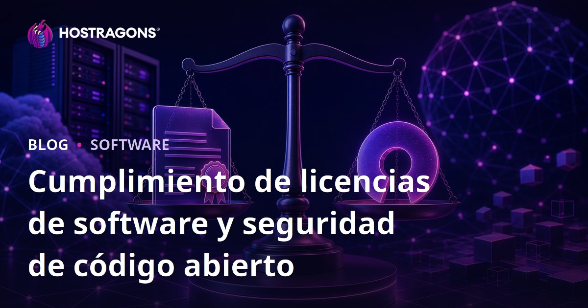 Cumplimiento de licencias de software y seguridad de código abierto