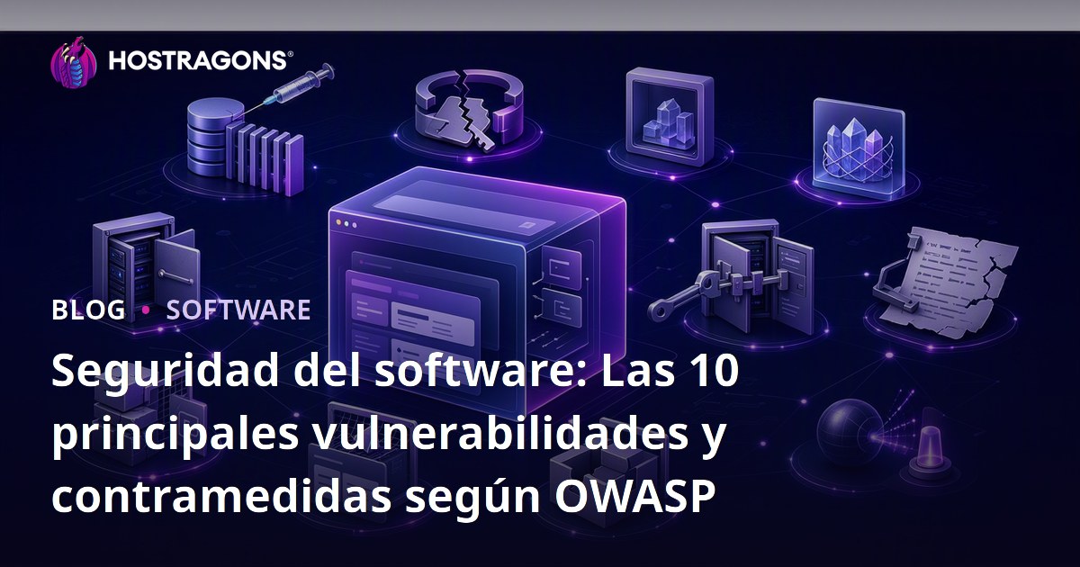 Seguridad del software: Las 10 principales vulnerabilidades y contramedidas según OWASP