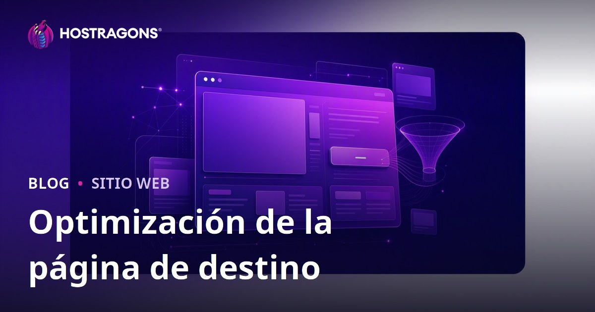 Optimización de la página de destino
