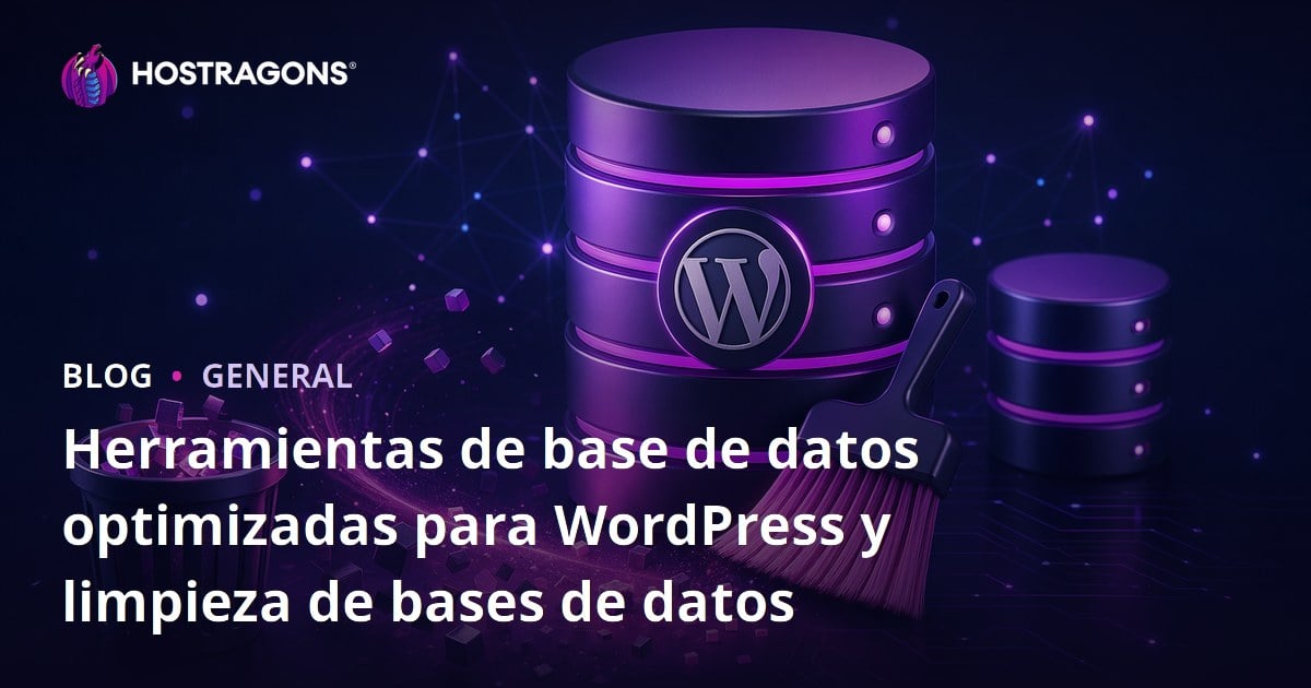 Herramientas de base de datos optimizadas para WordPress y limpieza de bases de datos