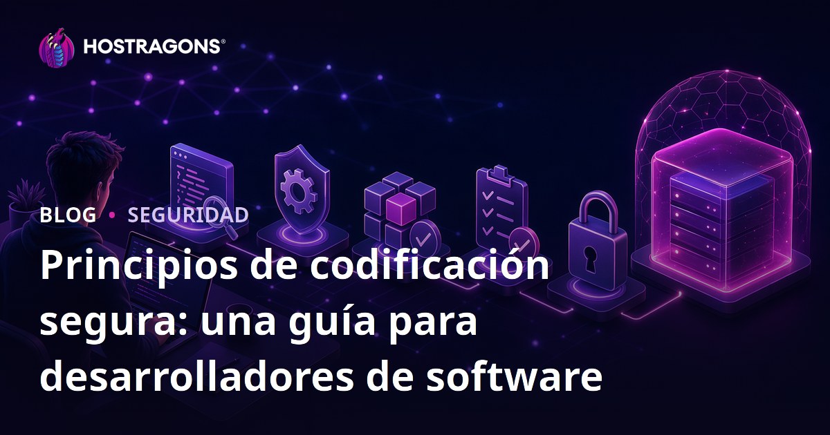 Principios de codificación segura: una guía para desarrolladores de software