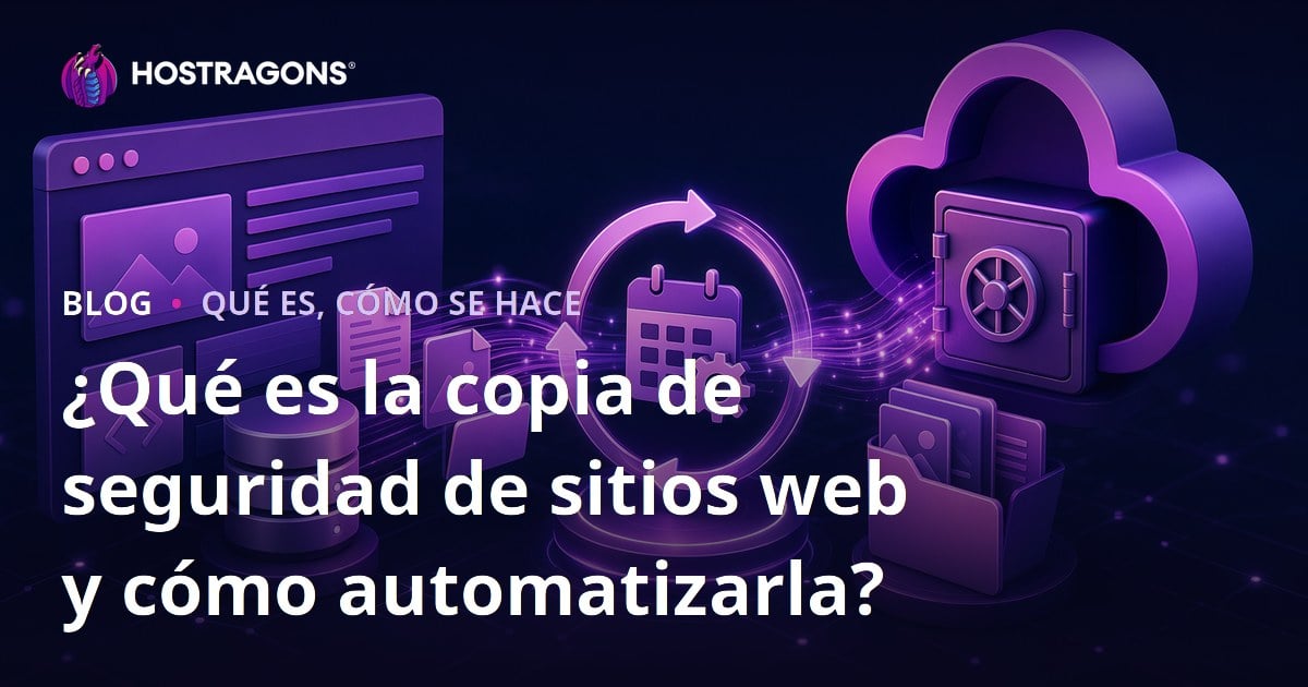 ¿Qué es la copia de seguridad de sitios web y cómo automatizarla?