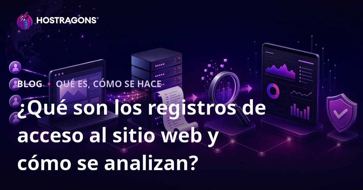 ¿Qué son los registros de acceso al sitio web y cómo se analizan?