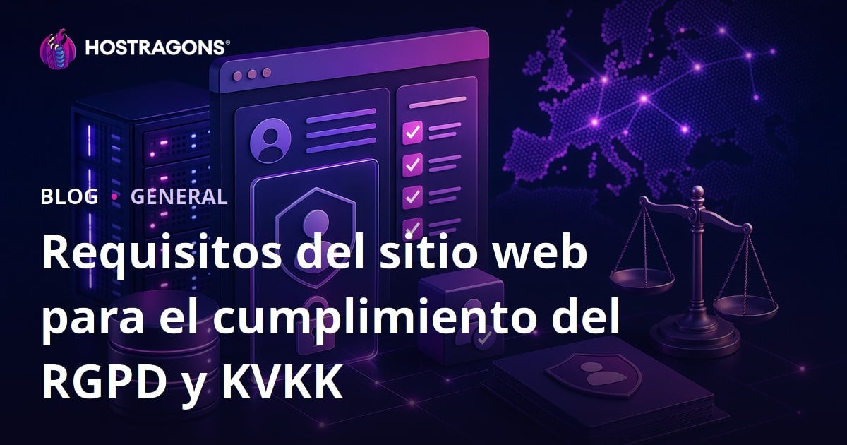 Requisitos del sitio web para el cumplimiento del RGPD y KVKK