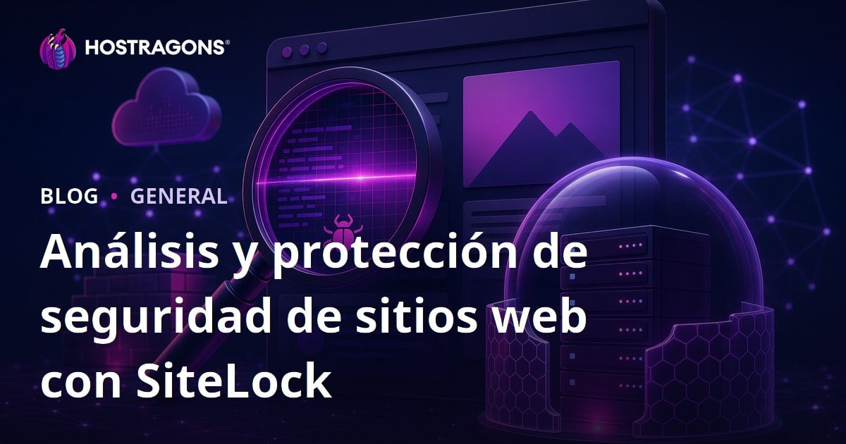 Análisis y protección de seguridad de sitios web con SiteLock