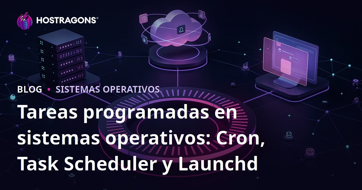 Tareas programadas en sistemas operativos: Cron, Task Scheduler y Launchd