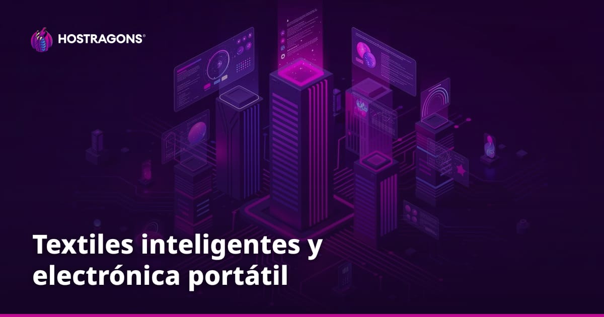 Textiles inteligentes y electrónica portátil