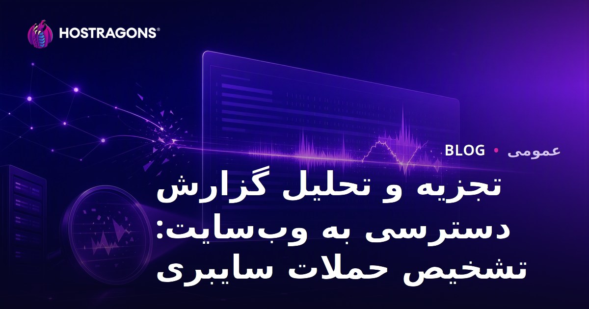 تجزیه و تحلیل گزارش دسترسی به وب‌سایت: تشخیص حملات سایبری