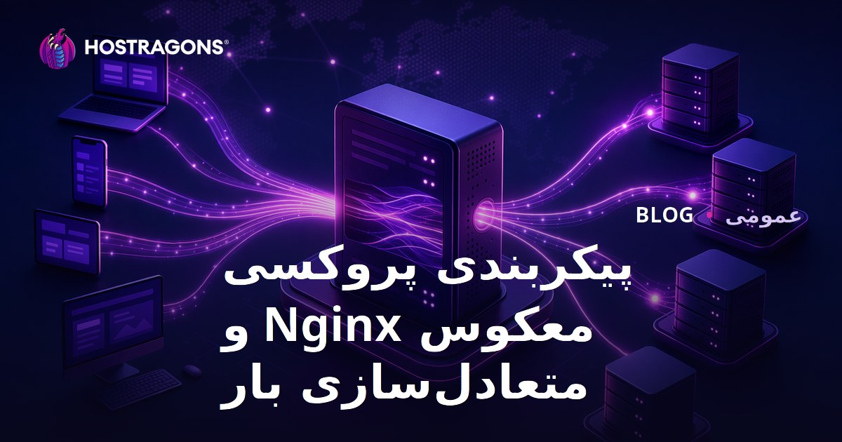 پیکربندی پروکسی معکوس Nginx و متعادل‌سازی بار
