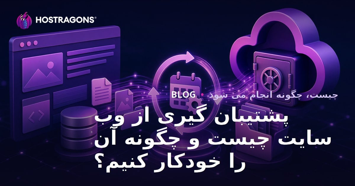پشتیبان گیری از وب سایت چیست و چگونه آن را خودکار کنیم؟