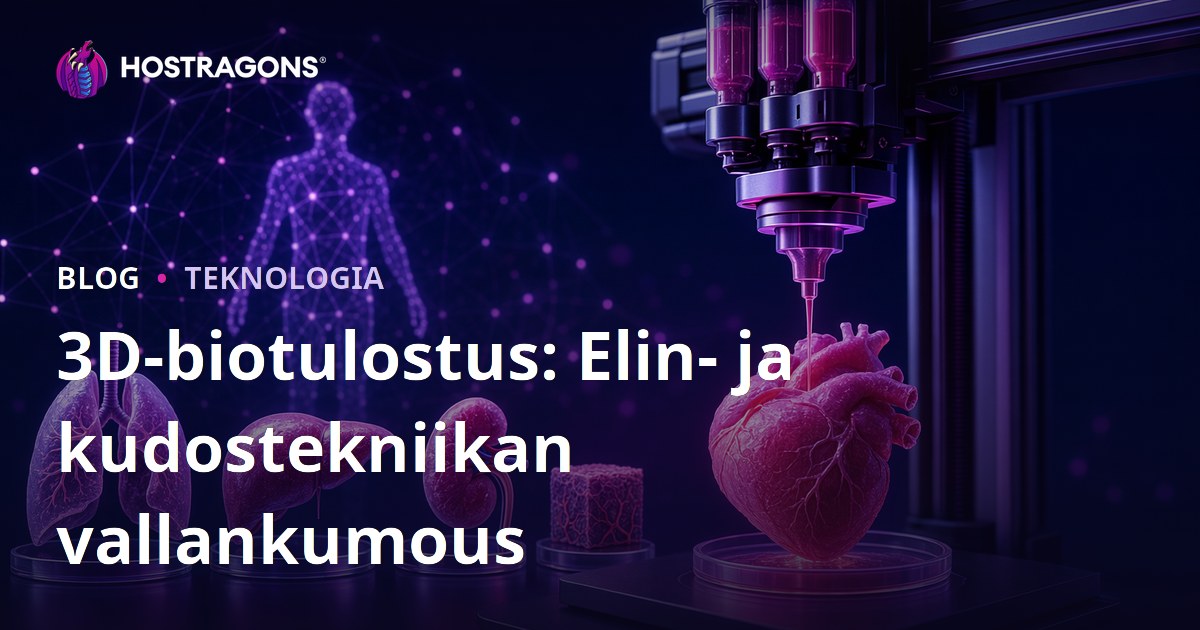 3D-biotulostus: Elin- ja kudostekniikan vallankumous