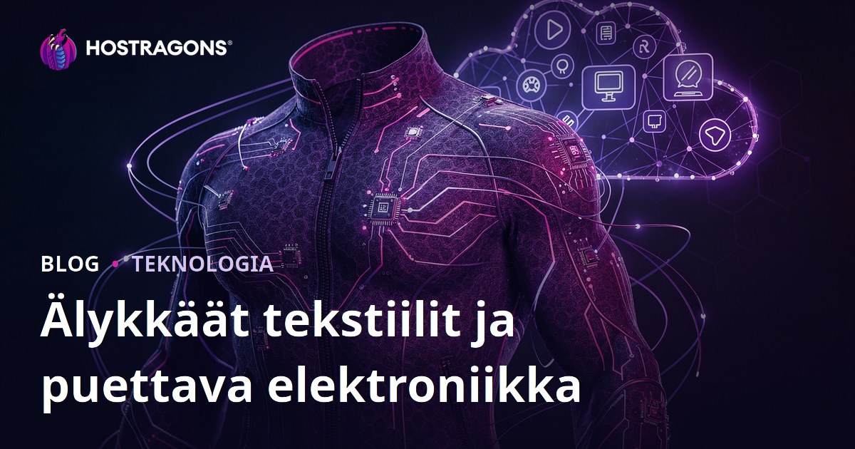 Älykkäät tekstiilit ja puettava elektroniikka