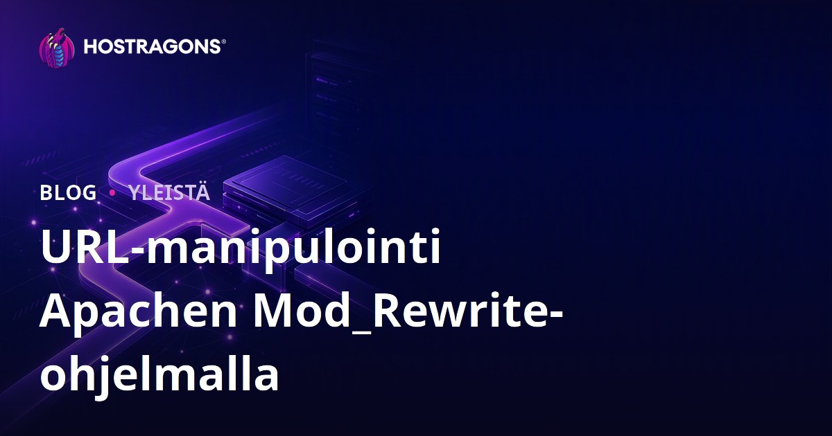 URL-manipulointi Apachen Mod_Rewrite-ohjelmalla
