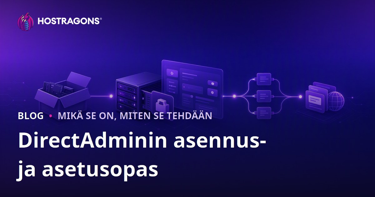 DirectAdminin asennus- ja asetusopas