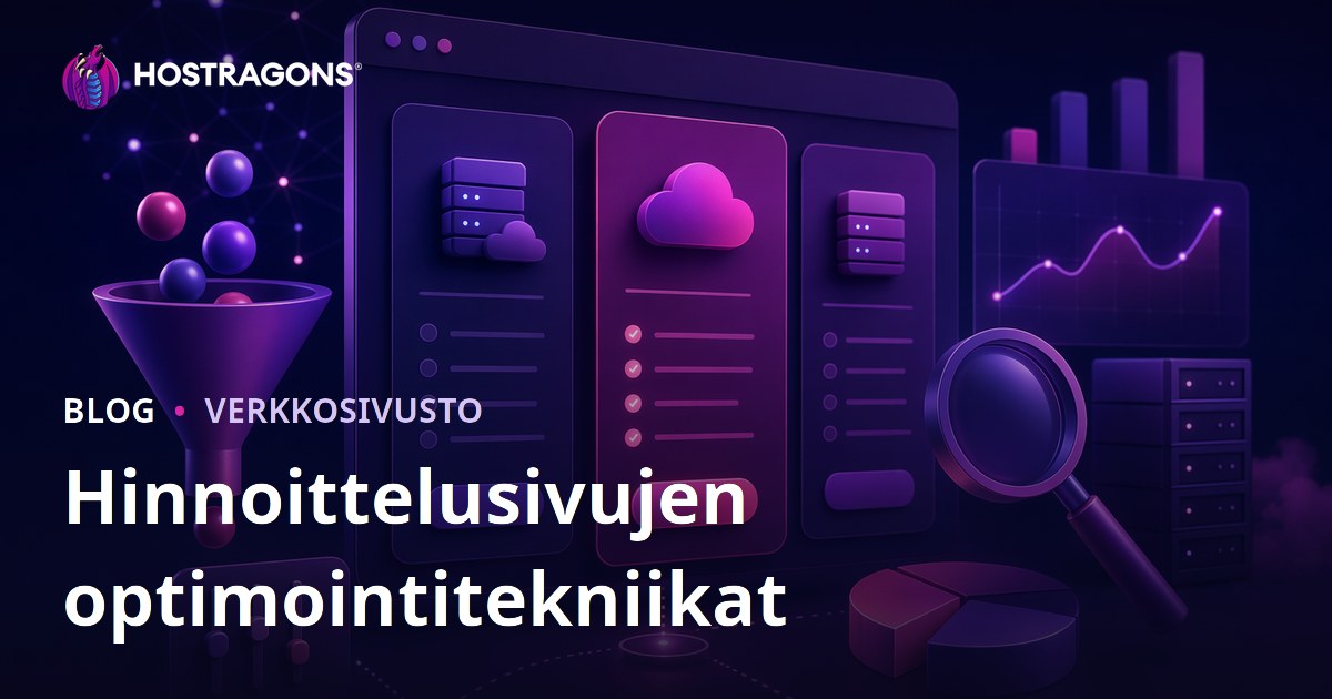 Hinnoittelusivujen optimointitekniikat