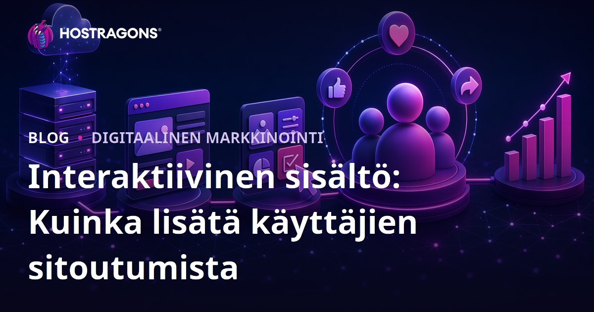 Interaktiivinen sisältö: Kuinka lisätä käyttäjien sitoutumista