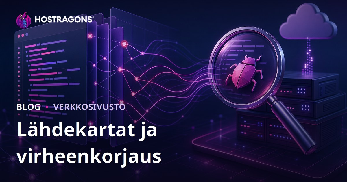 Lähdekartat ja virheenkorjaus